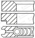 PISTON RING SET +0.50 GOETZE MERC
