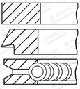 PISTON RING SET GOETZE PSA