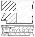 PISTON RING SET GOETZE VAG
