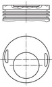 PISTON ASSY +1.00MM MAHLE MERC