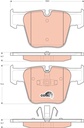 REAR PADS TRW MERC