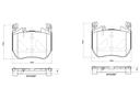 BRAKE PADS FRONT BREMBO MERC
