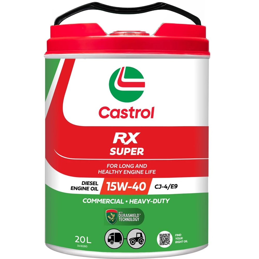 ENGINE OIL 20L 15W40 CJ4 RX SUPER CASTROL