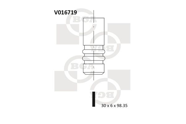 EXHAUST VALVE BGA VAG
