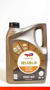 ENGINE OIL 5L 15W40 RUBIA FLEET HD300 TOTAL