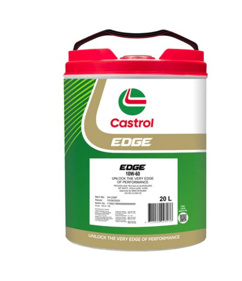 ENGINE OIL 20L 10W60 EDGE CASTROL