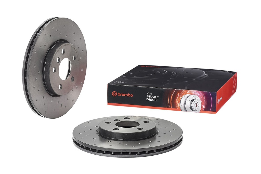 FRONT DISC 307MM CROSS DRILLED BREMBO BMW