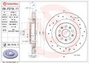 BRAKE DISC REAR 345MM BREMBO MASERATI