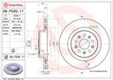 BRAKE DISC REAR 330MM BREMBO MASERATI