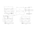 FRONT PADS CERAMIC BREMBO MASERATI
