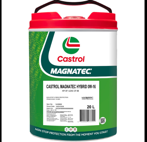 ENGINE OIL 20L 0W16 MAGNATEC HYBRID CASTROL
