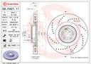 BRAKE DISC FRONT 400MM BREMBO MERC (CROSS DRILLED)