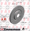 FRONT DISC 330MM CROSS DRILLED ZIMMERMANN MERC