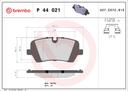 BRAKE PADS REAR BREMBO LAND ROVER