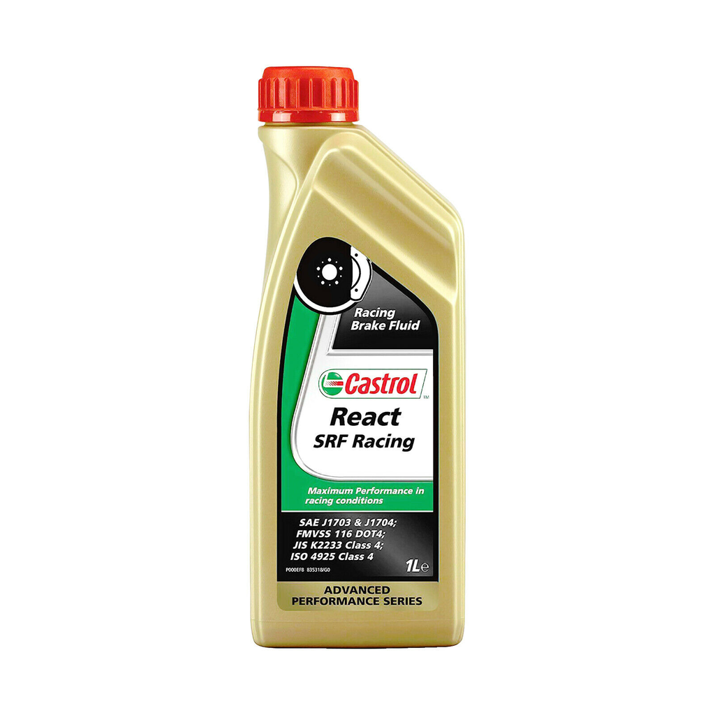 BRAKE FLUID 1L REACT SRF RACING CASTROL