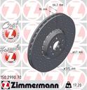 BRAKE DISC FRONT RH 395MM ZIMMERMANN BMW