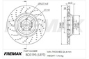 REAR DISC LH 380MM FREMAX BMW
