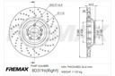 REAR DISC RH 380MM FREMAX BMW