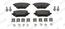 BRAKE PADS REAR FERODO MERC
