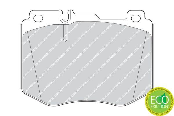 BRAKE PADS FRONT FERODO MERC