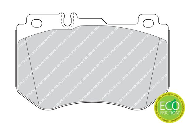 FRONT PADS FERODO MERC
