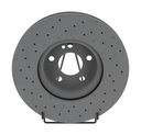 BRAKE DISC FRONT 318MM FERODO MERC (CROSS DRILLED)