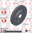 FRONT DISC 340MM ZIMMERMANN VAG