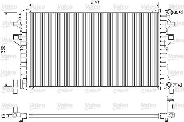 RADIATOR VALEO VAG