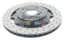 REAR DISCS 360MM CROSS DRILLED BREMTEC MERC