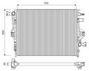 RADIATOR VALEO VAG