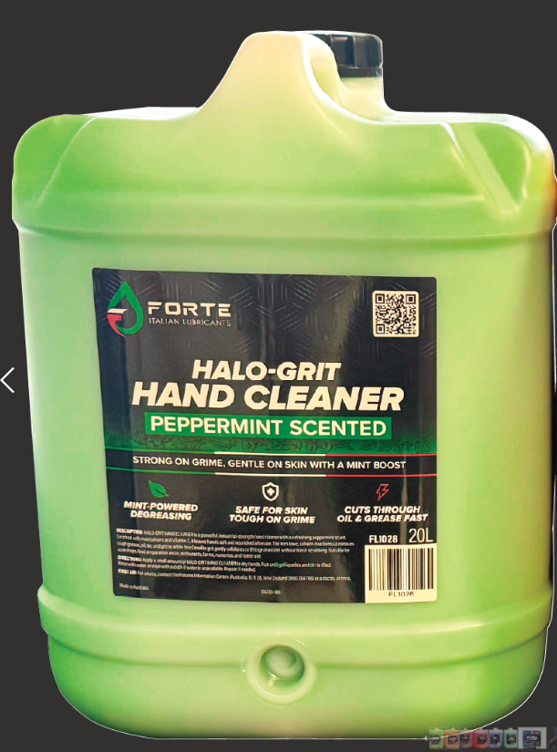 HALO-GRIT HAND CLEANER 20L FORTE PEPPERMINT- SCENTED GRID