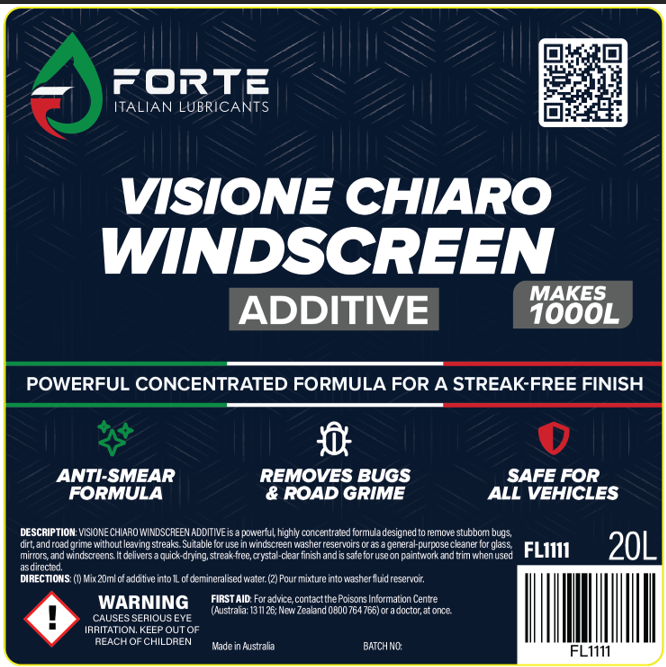 VISIONE WINDSCREEN ADDITIVE 20L FORTE