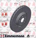 BRAKE DISC FRONT LH 380MM ZIMMERMANN BMW