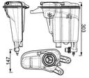 EXPANSION TANK WITHOUT CAP MAHLE VAG