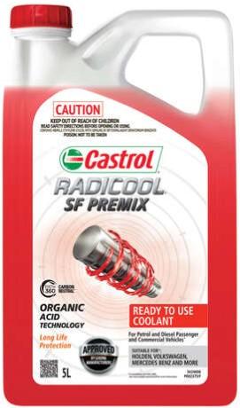 COOLANT PREMIX RED 5L RADICOOL SF CASTROL
