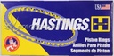 PISTON RINGS .40 OVERSIZED HASTINGS MERC
