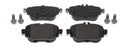 BRAKE PADS REAR FERODO MERC