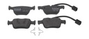 BRAKE PADS REAR WITH SENSOR FERODO ALFA MASERATI