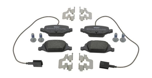 BRAKE PADS REAR WITH SENSOR FERODO FIAT