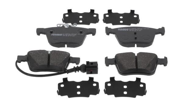 BRAKE PADS REAR WITH SENSOR FERODO VAG