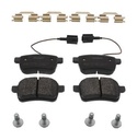 BRAKE PADS REAR WITH SENSOR FERODO ALFA