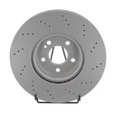 BRAKE DISC FRONT 330MM FERODO MERC (CROSS DRILLED)