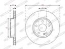 BRAKE DISC FRONT 295MM FERODO MERC