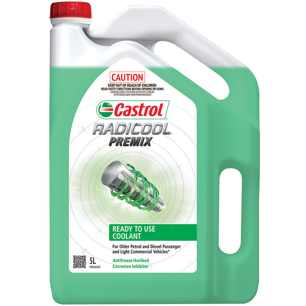 COOLANT PREMIX GREEN 5L RADICOOL CASTROL
