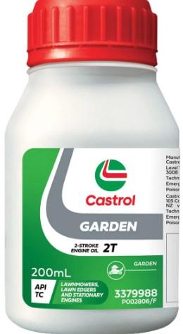 ENGINE OIL 200ML 2-STROKE GARDEN 2T CASTROL