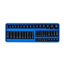 RYTOOL - IMPACT SOCKET SET TRAY, 3/8" & 1/2" 46PCS - METRIC