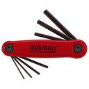 TENG FOLDING METRIC HEX KEY SET, 7PCE, 1.5MM-6MM