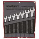 TENG COMBINATION SPANNER SET W/WALLET, METRIC, 7PCE, 33MM-50MM