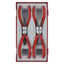 TENG 4PCE MB 7 SNAP-RING (CIRCLIP) PLIER SET - TC-TRAY