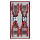 TENG 4PCE MB 7 SNAP-RING (CIRCLIP) PLIER SET - TC-TRAY
